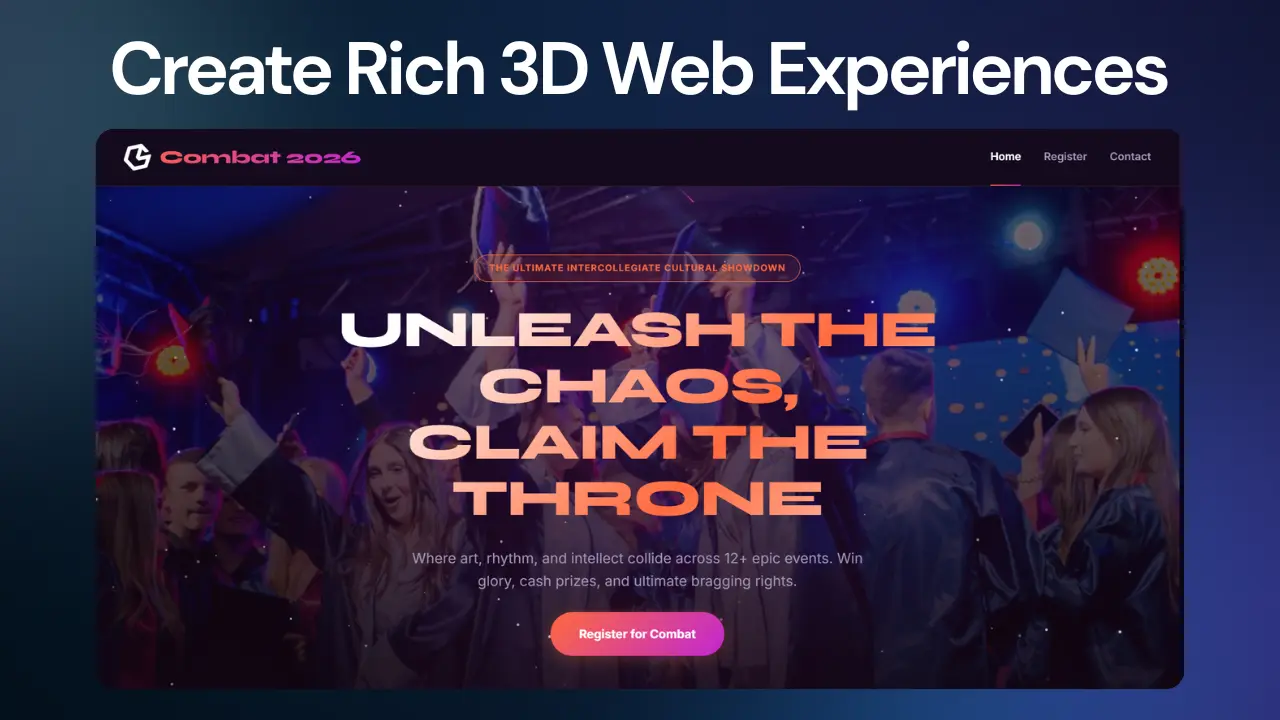 Rich visual and motion content inside a Prime Site build